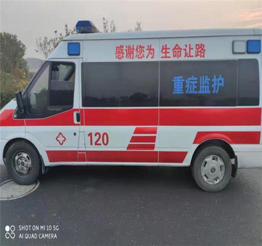 肃南救护车出租服务案例3
