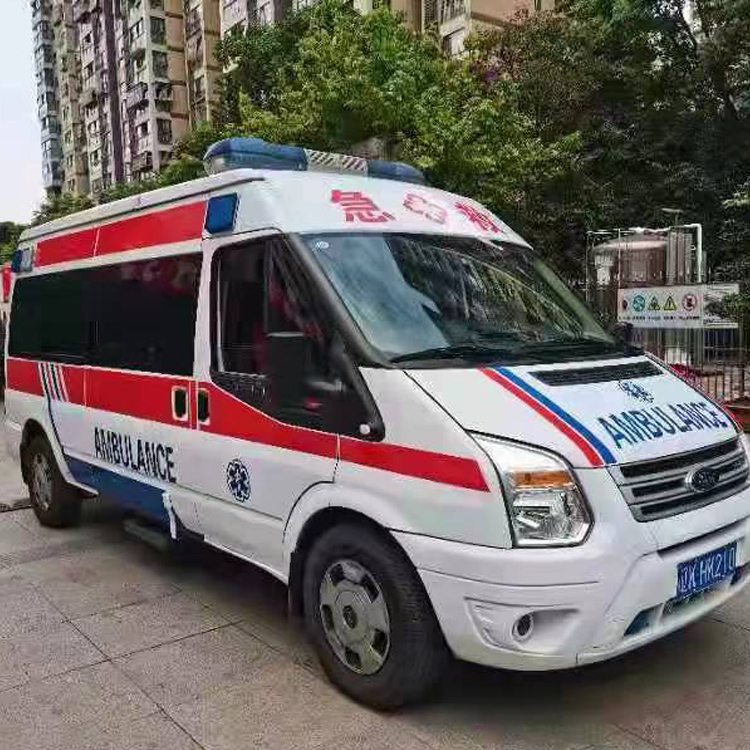 肃南长途救护车护送病人返乡